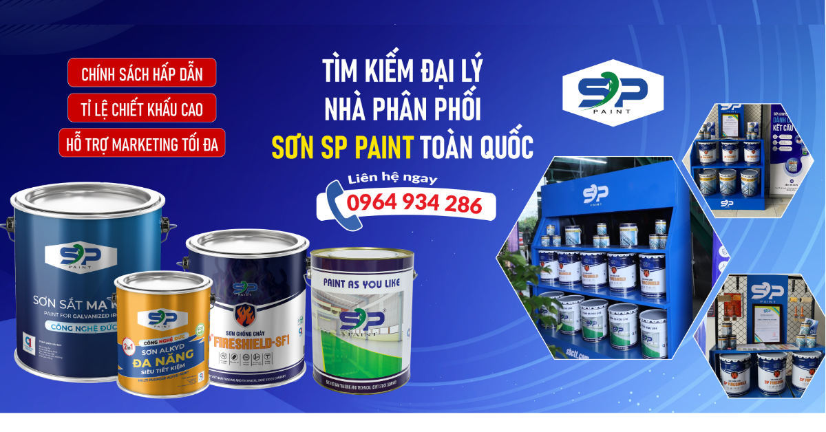 SP PAINT TÌM KIẾM ĐẠI LÝ, NHÀ PHÂN PHỐI TOÀN QUỐC