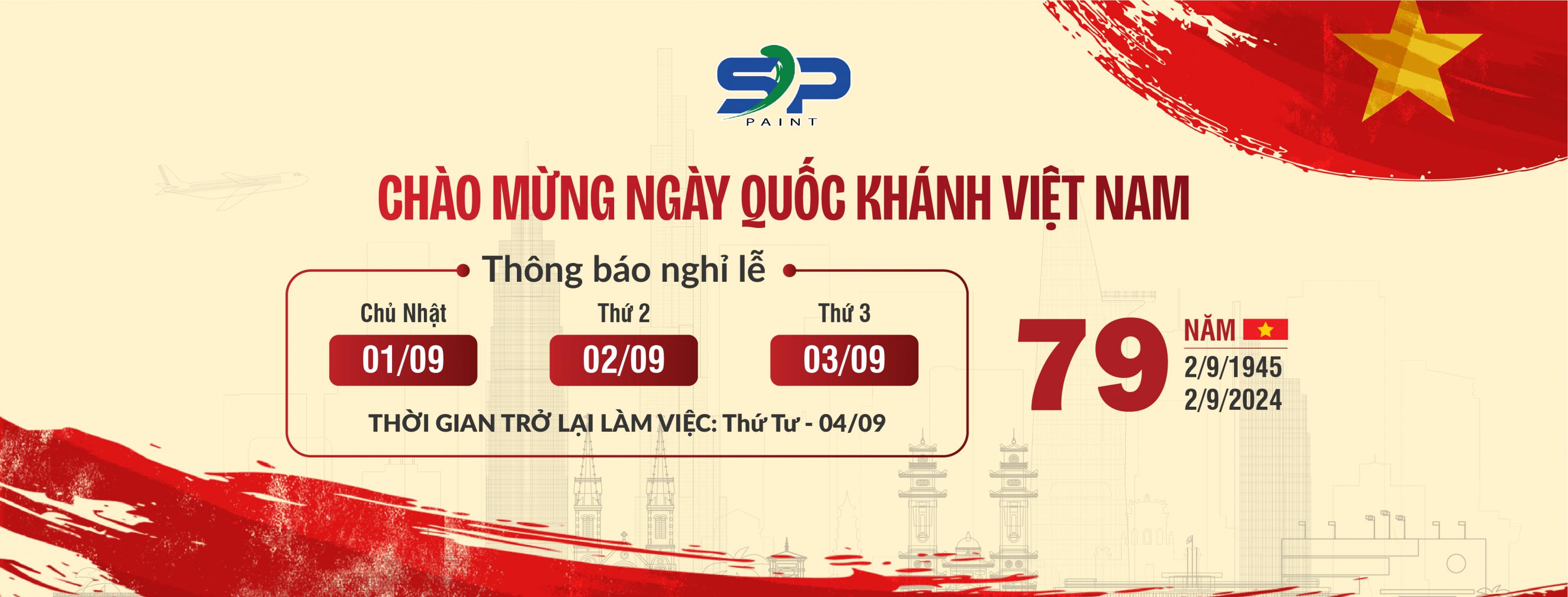 THÔNG BÁO NGHỈ LỄ QUỐC KHÁNH 2024