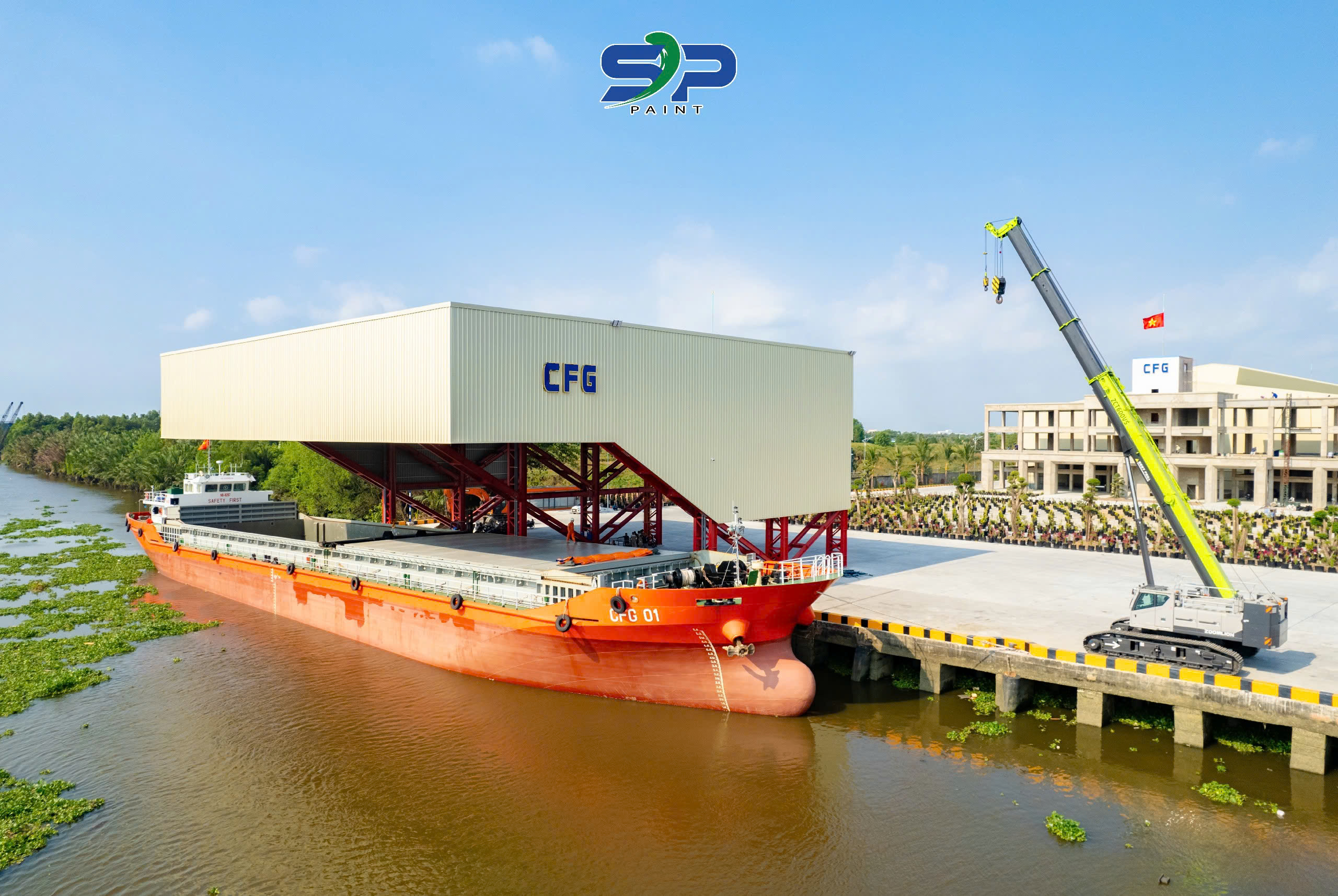 Dự án CFG có vị trí đặc thù nằm tại khu vực cửa sông thuộc tỉnh Long An